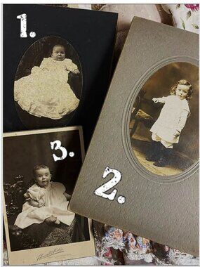 Antique 1920's Baby Photos Authentic not Copies